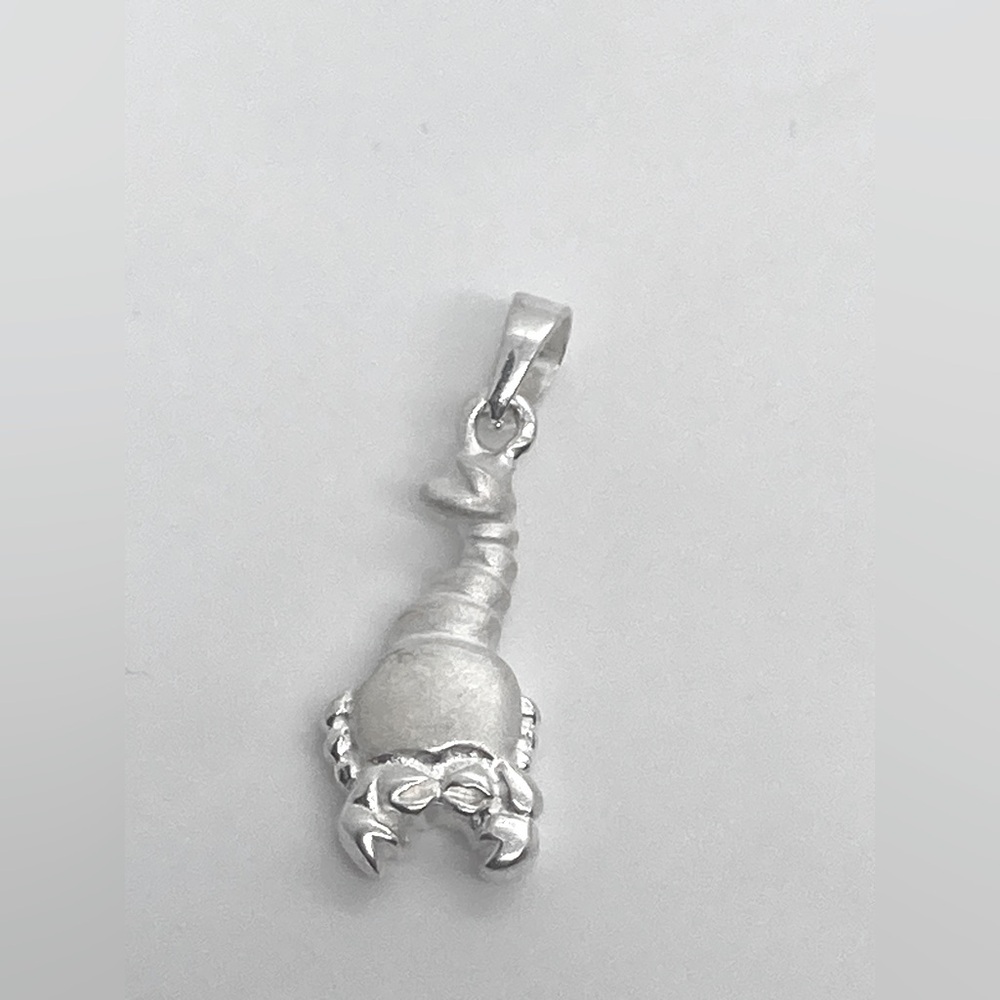 Vtg Sterling Silver 925  Zodiac Scorpio Scorpion Animal Charm | .9”